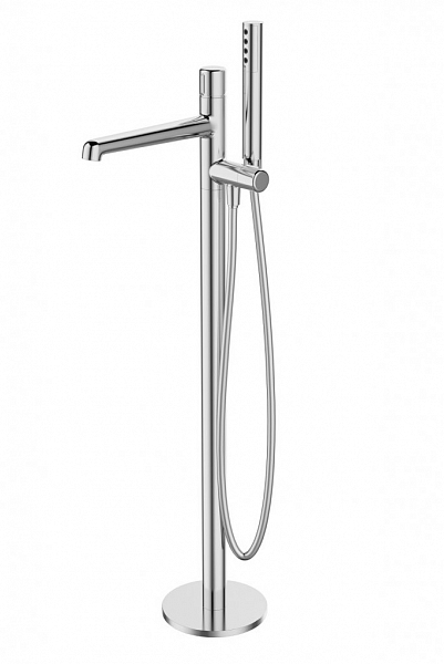 Смеситель BelBagno Uno FMT-CRM напольный, для ванны с душем , изображение 1