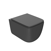 Комплект Point Меркурий PN48026BM (унитаз с инсталляцией, сиденье с микролифтом, клавиша Point Ника черная матовая) , изображение 4