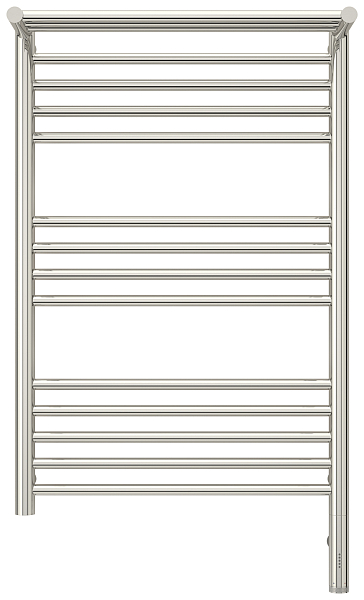 Полотенцесушитель электрический Сунержа Богема 3.0 1П 80х50 R без покрытия , изображение 2