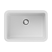 Мойка кухонная Omoikiri Torishima 67-U/I-WH Glossy белый , изображение 1