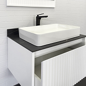 Тумба с раковиной Comforty Марсель 75 белый матовый, с раковиной Comforty 78189 , изображение 6