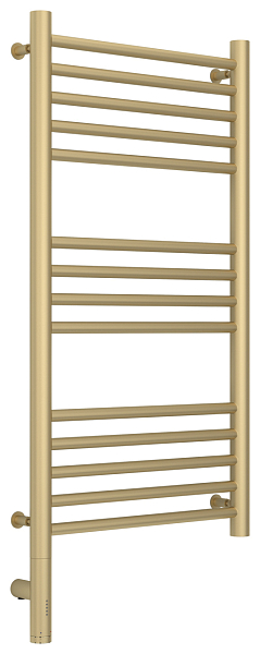 Полотенцесушитель электрический Сунержа Богема 3.0 прямая 80х40 L матовая шампань , изображение 1