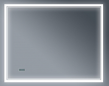 Зеркало Бриклаер Эстель-2 100 с подсветкой, с часами , изображение 5