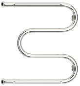 Полотенцесушитель водяной Сунержа М-образный 50x50 2 полки без покрытия , изображение 1