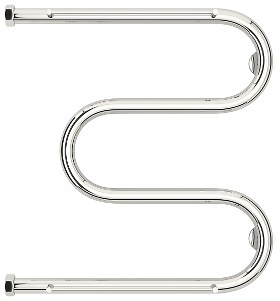 Полотенцесушитель водяной Сунержа М-образный 50x50 2 полки без покрытия , изображение 1