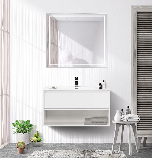 Зеркало BelBagno Kraft SPC-KRAFT-900-800-LED-TCH-WARM , изображение 8