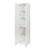 Шкаф-пенал Sanflor Ванесса 2 L напольный, белый , изображение 2