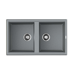 Фото Мойка кухонная Omoikiri Tedori 86-2-GR leningrad grey
