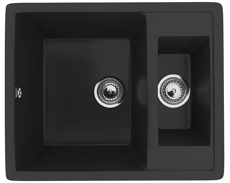 Мойка кухонная Ulgran U-106-308 черный , изображение 1