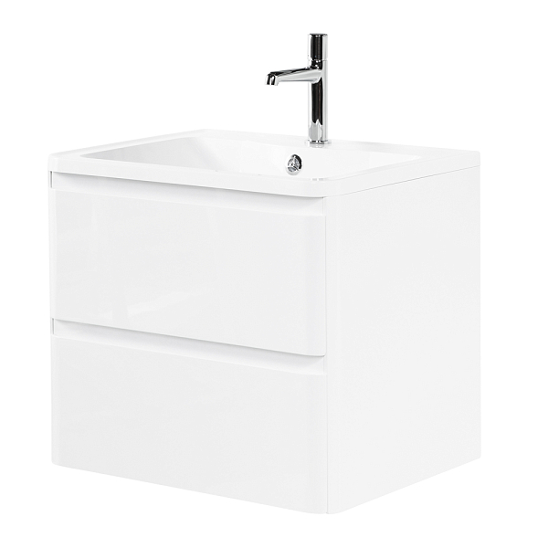 Тумба с раковиной BelBagno Albano 70 подвесная, bianco lucido , изображение 2