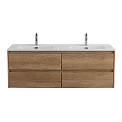 Тумба под раковину BelBagno Kraft 120 подвесная, Rovere Nebrasca Nature, 4 ящика , изображение 1