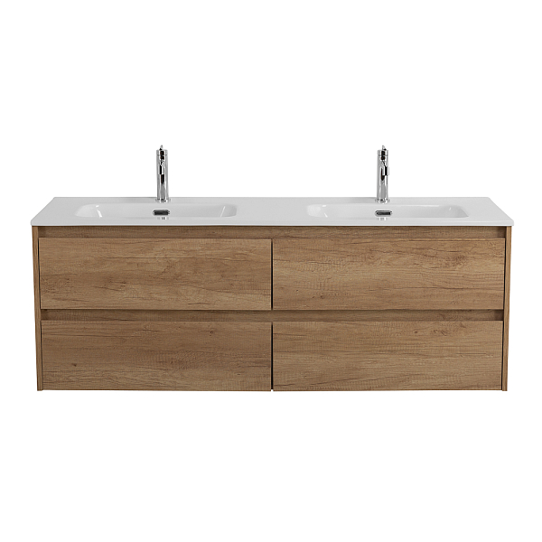 Тумба под раковину BelBagno Kraft 120 подвесная, Rovere Nebrasca Nature, 4 ящика , изображение 1