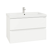 Тумба под раковину Onika Эвада 80 подвесная, белая , изображение 1