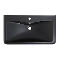 Фото Мебельная раковина BelBagno BB1000/455-LV-ART-ALR-NERO 100 см