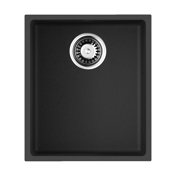 Мойка кухонная Omoikiri Bosen 38-U-BL черный , изображение 1