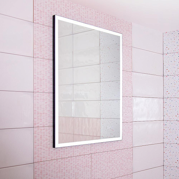 Зеркало Бриклаер Лофт 60 бесконтактный сенсор, с часами , изображение 4