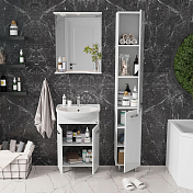 Тумба под раковину Onika Коралл 50 напольная, белая , изображение 7