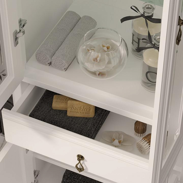 Шкаф-пенал Opadiris Лоренцо 56 белый , изображение 6