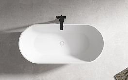 Акриловая ванна Abber AB9241MW 170x80 , изображение 4