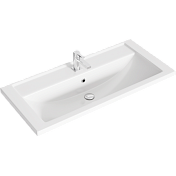 Изображение Тумба с раковиной Aqwella Urban 100 белый Тумба с раковиной Aqwella Urban 100 белый , изображение 3