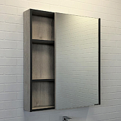 Зеркало-шкаф Comforty Вена 70 дуб дымчатый , изображение 1
