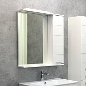 Зеркало-шкаф Comforty Модена 75 белый матовый , изображение 1