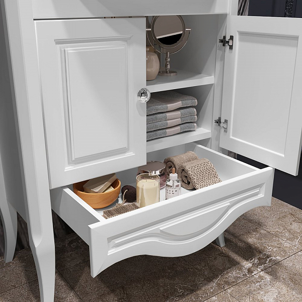 Тумба под раковину Opadiris Брунелла 65 белая матовая , изображение 5