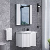 Тумба с раковиной Comforty Лима 70П белый матовый , изображение 2