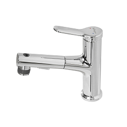 Фото Смеситель BelBagno BB-LVMD-CRM-W0 для раковины, с выдвижным изливом
