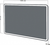 Зеркало Бриклаер Эстель-1 100 с подсветкой , изображение 7