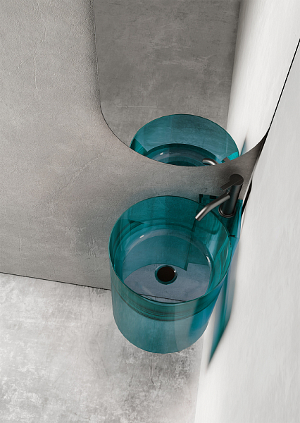 Раковина Abber Kristall AT2705Aquamarin 42 см , изображение 4