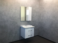 Зеркало-шкаф Comforty Неаполь 65 белый глянец , изображение 6