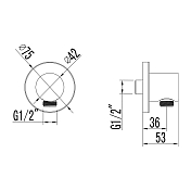 Шланговое подключение Lemark LM3783BL , изображение 2