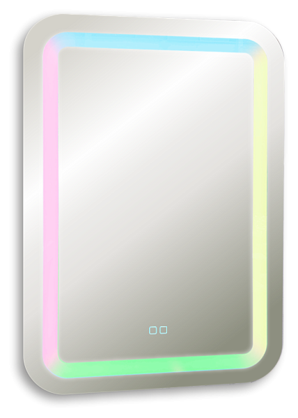 Зеркало Azario Мальта 55 с мультицветом , изображение 1