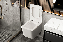 Унитаз подвесной Abber Rechteck AC1201MW , изображение 9