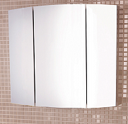 Зеркало-шкаф Comforty Лаура 75-3 белый , изображение 1