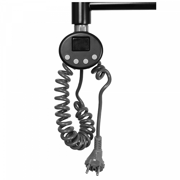 Полотенцесушитель электрический Domoterm Калипсо 50х70 L черный , изображение 3