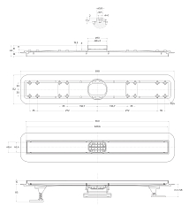 Фото Душевой лоток BelBagno Luce BB-LD-LUCE-70-NERO с решеткой 70 см
