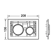 Изображение Кнопка смыва TECE TECEloop Modular 9240675/9240665 хром матовый с лицевой панелью полированный сланец Кнопка смыва TECE TECEloop Modular 9240675/9240665 хром матовый с лицевой панелью полированный сланец , изображение 5