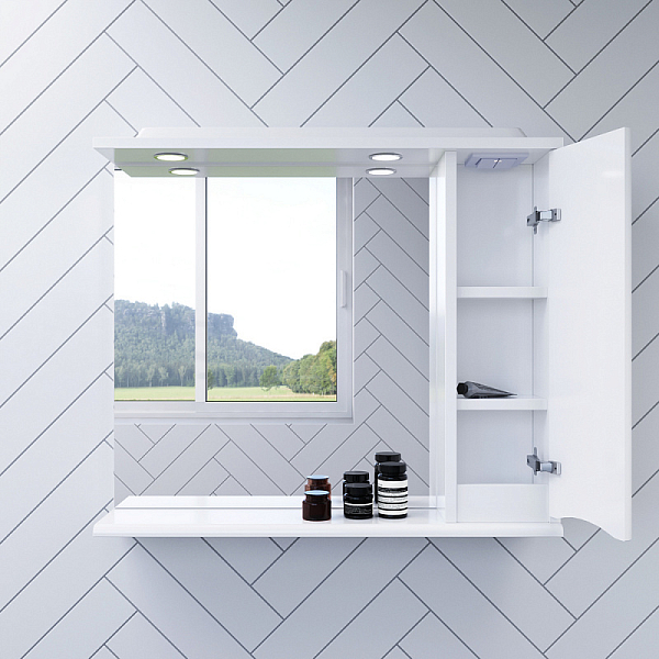 Зеркало-шкаф AM.PM Like 65 R белый , изображение 5