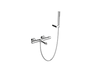 Фото Смеситель BelBagno Uno VASM/DFS-CRM для ванны с душем