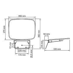 Фото Сиденье для душа Wasserkraft SS401 белое