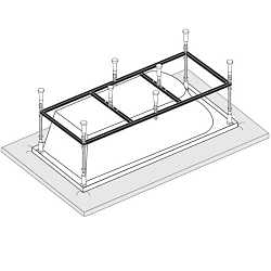 Фото Каркас для ванны Vagnerplast 170x80 VPK17080