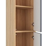 Шкаф-пенал Onika Дайлер 35 подвесной графит/дуб сонома , изображение 7