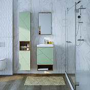 Изображение Тумба под раковину Бриклаер Кристалл 50 фисташка/дуб гранж песочный Тумба под раковину Бриклаер Кристалл 50 фисташка/дуб гранж песочный , изображение 13