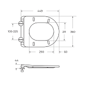 Изображение Унитаз подвесной BelBagno Soft-Tor BB084CH-TOR/BB2031SC Унитаз подвесной BelBagno Soft-Tor BB084CH-TOR/BB2031SC , изображение 11