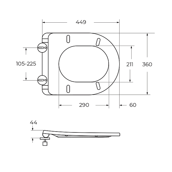 Унитаз подвесной BelBagno Soft-Tor BB084CH-TOR/BB2031SC , изображение 11