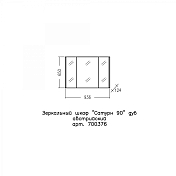 Зеркало-шкаф СаНта Сатурн 90 дуб австрийский , изображение 4