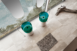 Раковина Abber Kristall AT2701White-Aquamarin 45 см , изображение 3