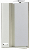 Зеркало-шкаф Aquaton Бекка PRO 50 белый, дуб сомерсет , изображение 1
